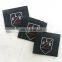 wholesale polyester durable black centerfold custom clothing labels cheap
