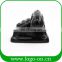 2017 new products coin bank creative black telephone ceramic saving box