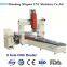 5 axis cnc router for plastic wood aluminum mould making machine