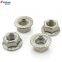 M3/M4/M5/M6/M8/M10/M12 Hexagon Nuts With Flange Ecrou Nut Hex Tuercas Pinking Slip Locking Cejilla Bolt Screw Nut Tuerca DIN6923
