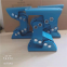 Elastic Vibration Support Blue & Galvanized Color Material Rubber  Rubber