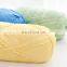 Soft acrylic and nylon blended crocheting yarn for baby