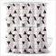 Marble printed polyester waterproof geometric shower curtain