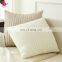 Hotsale Factory Direct Custom Made Knitted Plain Cotton Throw Pillow Cover