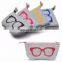 Pretty felt Eye glasses pouch sunglasses bag