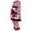 Fall Boutique Outfits Striped print stitching long-sleeve suit floral pattern Top And Ruffle Pants Lace Girl Clothing Sets