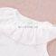Baby girls suspender Skirt outfits romper tops +2019 new Summer Kids Floral Ruffled T Shirt + 2pcs set kids Clothing Sets