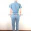 Ripped Hole Denim Jumpsuit Women Deep V Neck Jeans Jumpsuit Hollow Out Button Denim Sexy Club Rompers Overalls Female