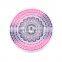 China Suppliers Wholesale More Than 200 Designs Printed Large Microfiber Towels Custom Round Beach Towel With Tassels