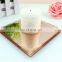 bevelled edge mirror candle plate