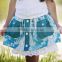 fashion new design women skirts print flower skirt short for little girls
