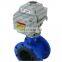 Bundor automatic 3 inch motorized flanged end industrial butterfly valve manufacturer