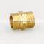 Hydraulic brass pneumatic threaded machine fitting male hose adapter