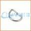 China supplier fashion style d ring metal d ring bag d ring