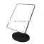 Multi-functional 360 Rotation Battery makeup mirror Desktop Led makeup mirror with light