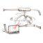 srt exhaust for ford focus valve exhaust catback with quad double tip