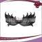 pink feather shaped plastic party glasses with dimond