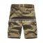 Men's Six Pockets Streetwear Cargo Short Pants With Belt