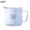 Factory direct sale 350ml double wall  stainless steel coffee mug with lid and custom logo