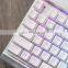 Custom Wired Mechanical Keyboard Pluggable Blue Switch Colorful Gaming Keyboard Punk Keycap