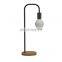 Factory Production Study Table Lamp Led Living Room Metal Table Lamp for Wooden Base