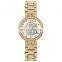 Skmei 1739 Diamond Women Quartz Watches Stainless Steel Strap Waterproof Wristwatch
