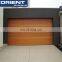 China supplier hot sale  modern drive way entry residential  garage door with aluminum decoration