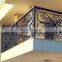 decorative exterior metal long porch handrail safe luxury wrought iron black balcony railing for house