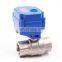 1inch 3/4inch 1/2inch NPT 5V 3V 12V Brass electric actuator ball valve with high quality