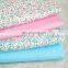 Cotton printed fabric Blue and pink little broken dot AB pillowcase DIY cotton twill fabric