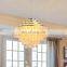 Nature White Sea Shell Bulb Lamp Pendant LED Lighting Fixture For Indoor Bedroom Hotel