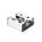 Low noise dustproof rail silver external double shaft linear guide bearing LGD6 LGD8 LGD12 LGD16