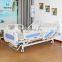 3 Functions Manual Medical 3 Cranks 4 Section Steel Punching Frame Fowler Hospital Beds With Mattress