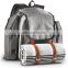 Picnic Coffee Premium Cutlery Bag Outdoor OEM LOGO Insulated Picnic Cooler Backpack 4 Persons Polyester