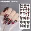 Camellia Nail Jewelry Autumn and Winter New Maillard Style Charcoal Color Ice Permeable Resin Diamond Mixed Net Red Popular Diamond