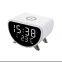 Multi-function 3 in 1 wireless charger Alarm clock temperature 15W smartphone charger