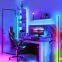 High Quality Rgbic Light Remote Control Nordic Europe Game Room Decoration Music Rhythm Lamp Dimmable Led Corner Floor Lamp