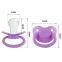 Quality BPA Free Wholesale Silicone Adult Pacifier with different sizes, weight and colour