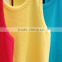 0.47USD Wholesale Stock Hot Sales Fashion Style Summer Blank Colorful Cotton Kids O-Neck Running Singlet Vest ( kctbx001)
