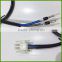 UL CSA 2 Pin White Molex Connector 600V 105C WIre Assembly