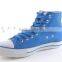 High cut vulcanized canvas shoes/China factory canvas shoes