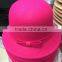 Fashion Korean Bowknot Ribbon Elegant Women Wool Felt Bucket Hat