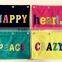 Osini Custom Colorful 3-ring Binder Letters Embroidery Canvas Pen Pouch Pencil Case Traving Bag for School &office & Girl