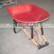 heavy duty wood handle wheelbarrow