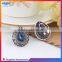 Fashion women's colorful crystal clip-on earrings, hot sale eardrop