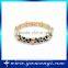 Fashionable 18K gold plated rhinestone charm crystal bangle bracelets A0020