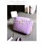 Hogift Famous Luxury Brand Designer Handbag Water Ripple Real Leather Women Pink Shell