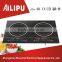 Metal housing and built-in 2 burners induction cooker/dual hotplate induction cooktop