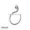 Bathroom brass metal single chrome plating towel ring D785C