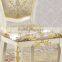 Upholstered Home Furniture Fabric Beauty Wooden Gold Chair